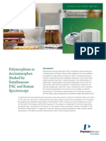 Polymorphism in Acetaminophen Studied by Simultaneous DSC and Raman Spectros