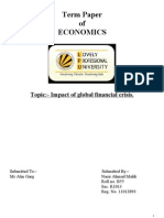 Term Paper of Economics