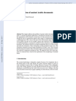 Segmentation of Ancient Arabic Documents