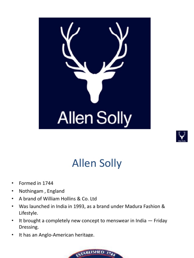 Allen Solly, PDF, Suit (Clothing)