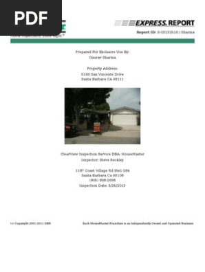 Inspection Report