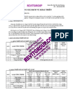 BẢNG GIÁ DỊCH VỤ KHAI TRIỂN (CH)