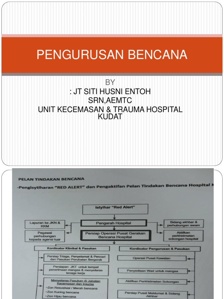 PENGURUSAN BENCANA