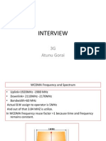 3G Interview Questions