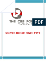 Solved Idioms Since 1971