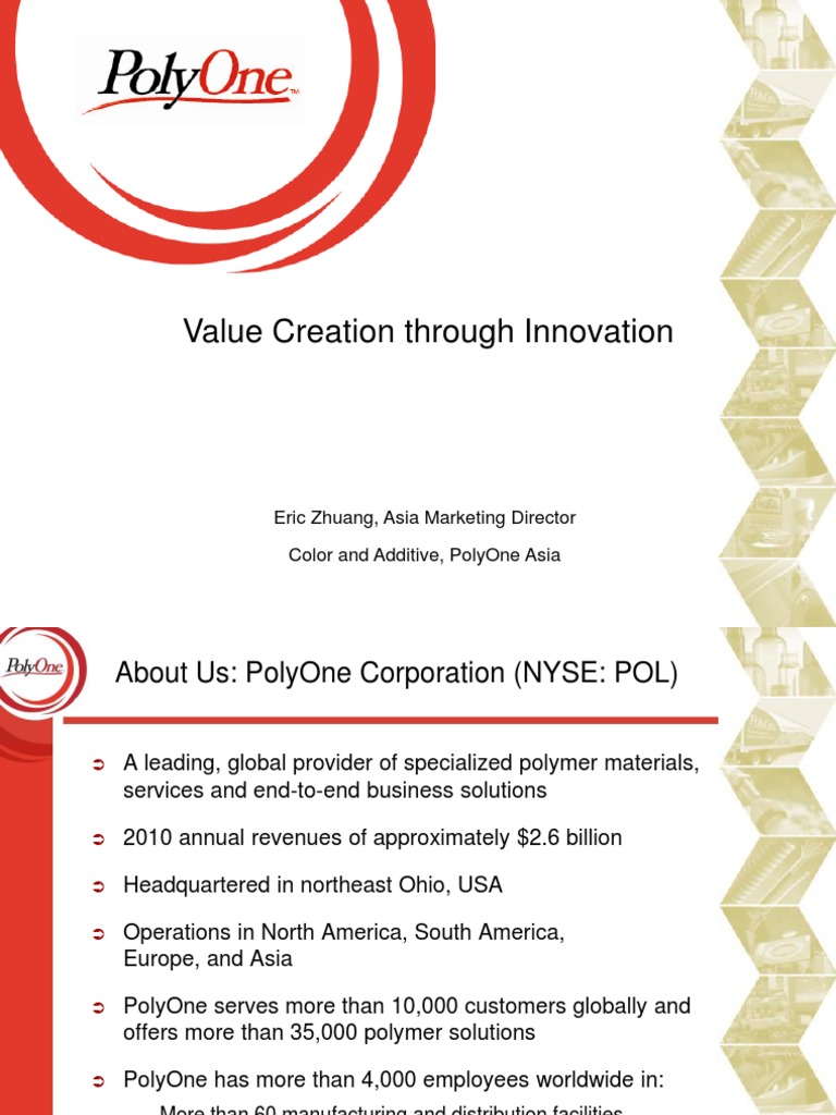 Polyone (Shanghai) Co. LTD PDF | PDF | Recycling | Packaging And Labeling