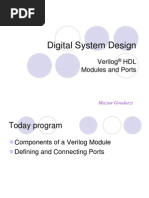 Verilog Modules and Ports