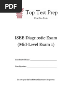 Download ISEE Mid Level Practice Exam  TopTestPrepcom by Top Test Prep SN132968602 doc pdf