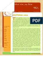 YALC Newsletter - Issue 1, Vol 3 - Jan-Mar, 2013