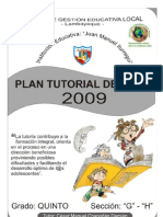 Plan Tutorial de Aula  - César Manuel Chapoñán Damián