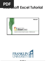 1 Excel Tutorial