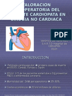Valoracion Preoperatoria Del Paciente Cardiopata en Cirugia No