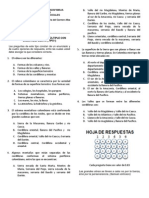 Evalua. 1 El Relieve Colombiano. 5º