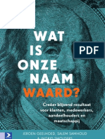 Wat is Onze Naam Waard inkijkexemplaar