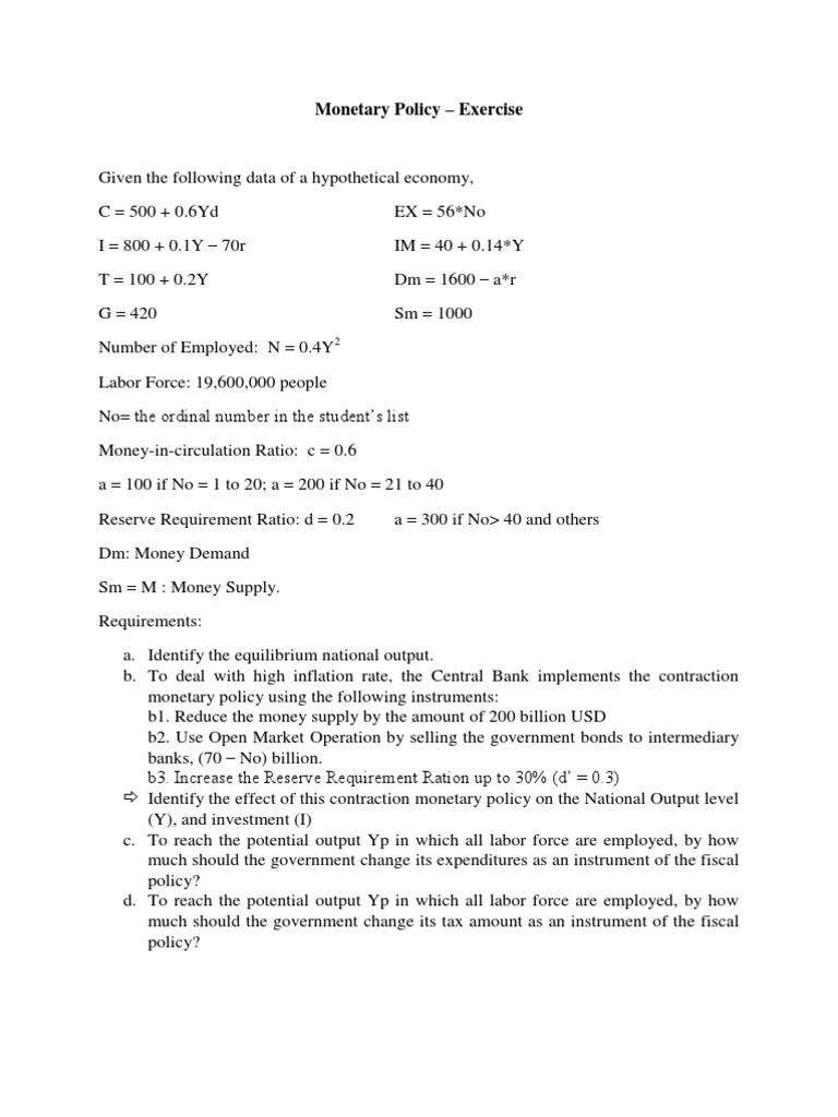 Monetary Policy Analysis and Strategies | PDF