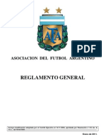 Reglamento General AFA