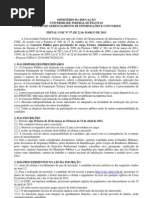 EDITAL UFPEL 2013