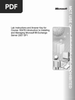 exchange 2007 lab manual