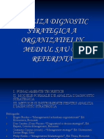 Analiza Dignostic Strategica A Organizatiei in Mediul Sau de Referinta