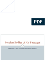 Foreign Body of Air Passage
