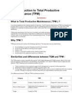 An Introduction To Total Productive Maintenance (TPM)