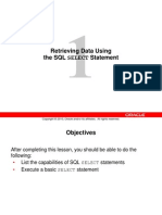 Oracle Database 11g: SQL Lesson 01