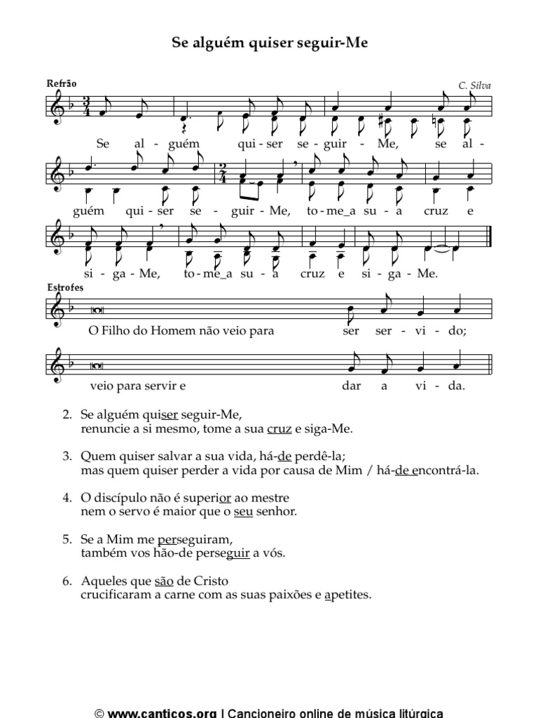 Se Alguem Quiser Seguir-Me - C Silva PDF | PDF