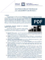 Exemplu Tranzactionare BRENT Futures