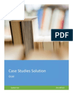 Case Studies Solution: Sanket Kar 2K11BFS14