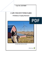 CV Wind Farm Preliminary Scoping Statement (PSS)