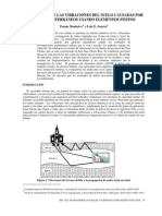 Valoracion de Vibraciones Por Elemento Finito