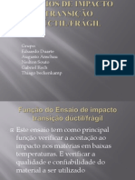 Ensaio de Transição Dúctil, Frágil