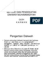 Metode Dan PENDEKATAN DAKWAH Muhammadiyah
