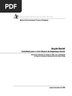 Acção Social Contributo para o livro branco da Segurança Social