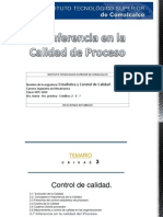 3.7 Inferencia en La Calidad de Procesos