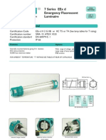 7 Series Eex D Emergency Fluorescent Luminaire: Certification and Approval