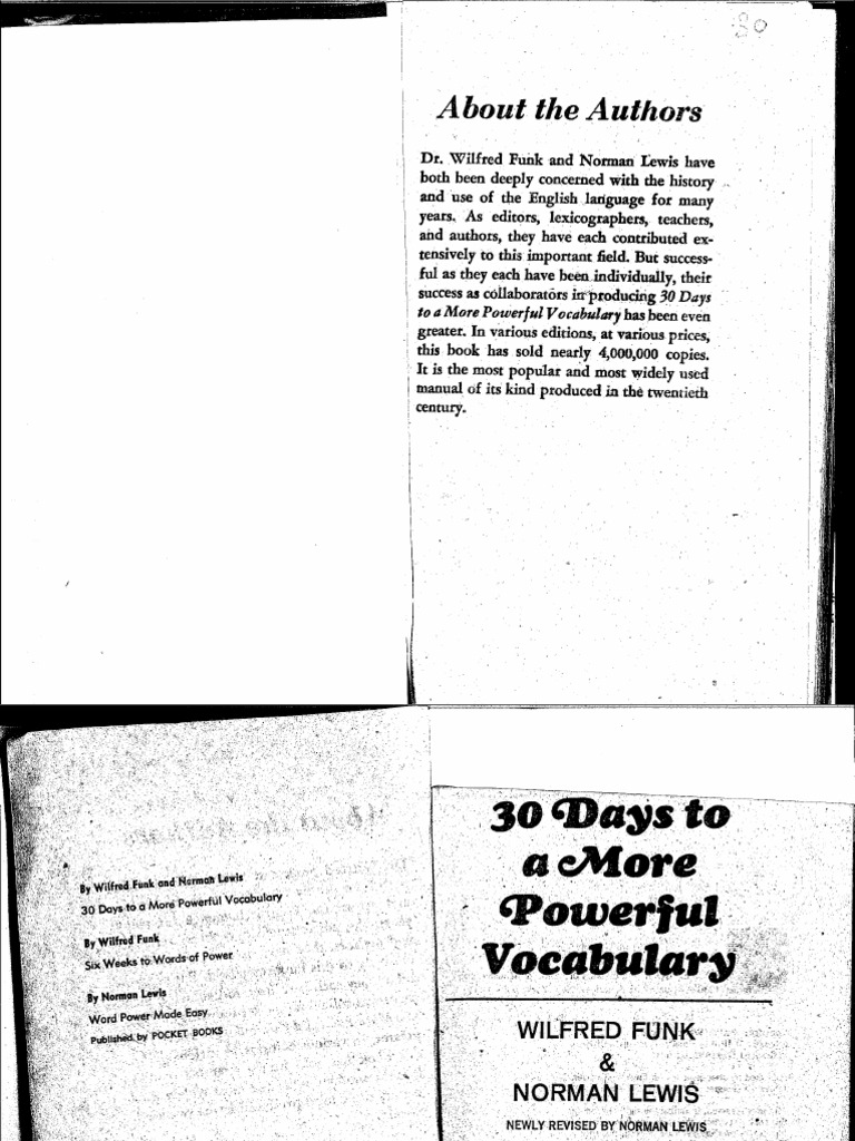 30 Days To A More Powerful Vocabulary PDF | PDF | Foreign