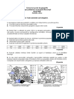 2005 Geografie Judeteana Subiecte Clasa a XII-A 0