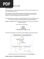 Belajar Cepat Rumus Dasar Excel