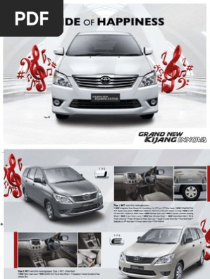 Toyota Innova Brochure Toyota Solo Com