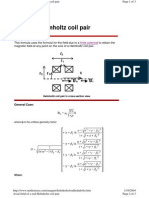 Axial Field of A Real Helmholtz Coil Pair: Finite Solenoid