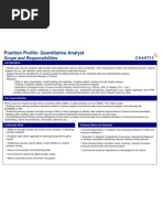 Quant Analyst - Chart s