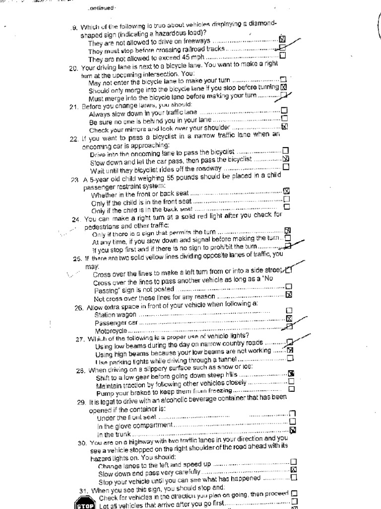 california-dmv-practice-test-printable