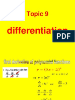 Add Maths Differentiation