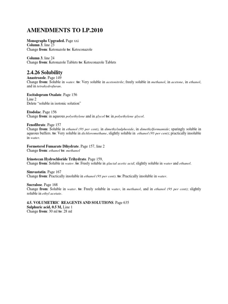 AmendmentList1 (1) Ip | PDF
