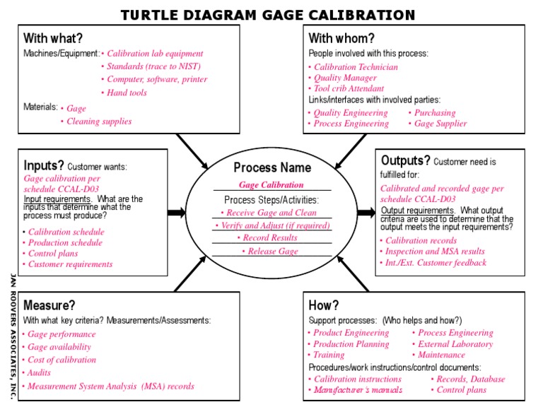 Turtle Diagram Calibration Pdf Calibration Laboratories