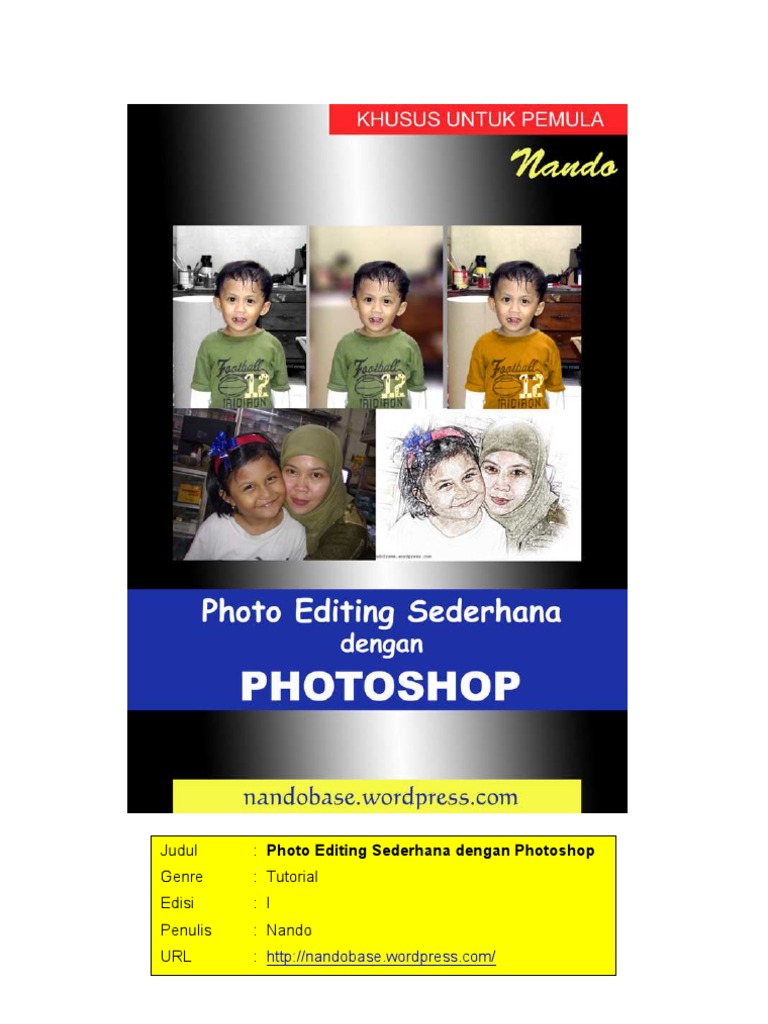 Tutorial Edit Foto untuk Pemula | PDF