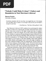 Download Fathers and Boundaries in Toni Morrisons Beloved by Yu Ju Huang SN133108373 doc pdf