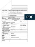 Week: 4th Day: Wednesday Date: 1st February 2012: Assessment