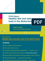 Healthy Diet and Safe Food in The Netherlands: RIVM Report
